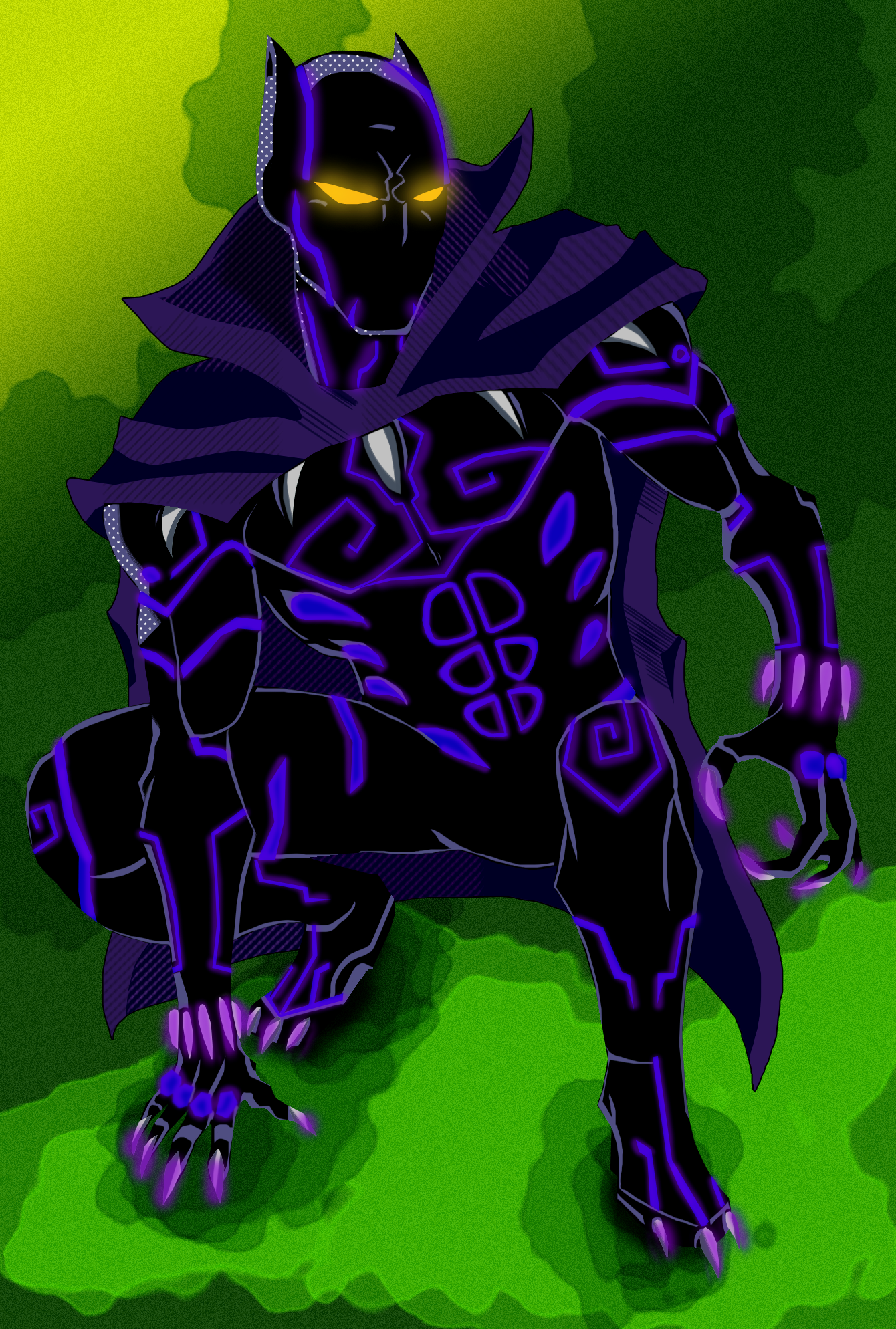 Black Panther- Animated style by Soyelmejor999 on DeviantArt Black Panther- Animated style by Soyelmejor999 on DeviantArt