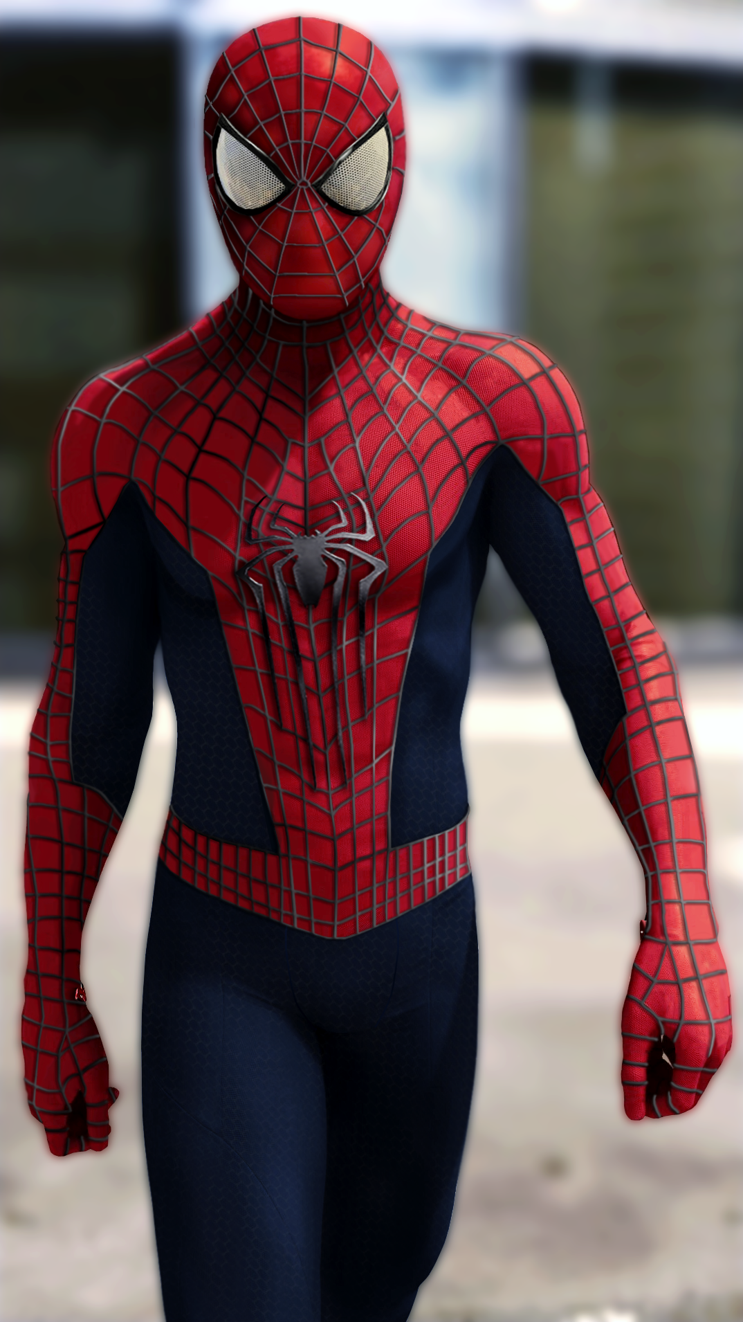 The Amazing SpiderMan 2 suit PS4 skin by Soyelmejor999 on DeviantArt
