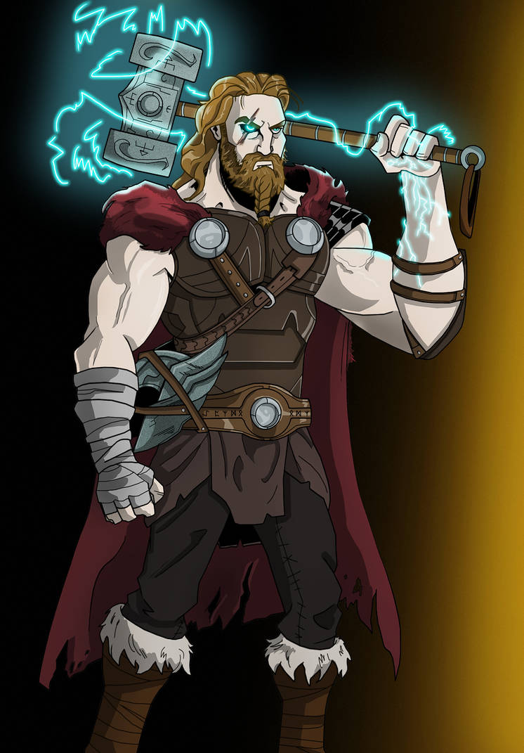 Thor, my redesign by Soyelmejor999 on DeviantArt