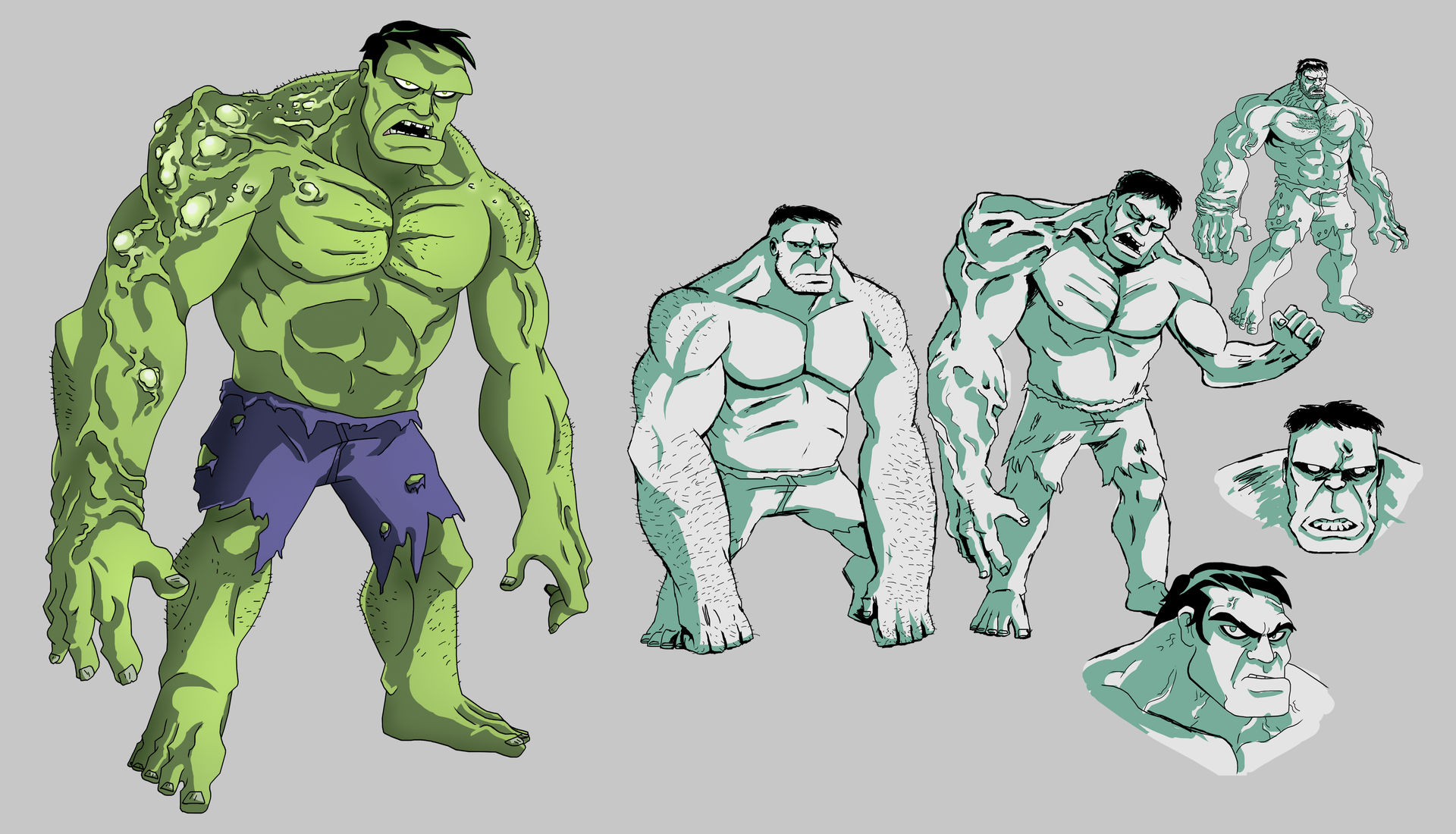 Hulk Designes Hulk- My design/ Concepts process by Soyelmejor999 on DeviantArt