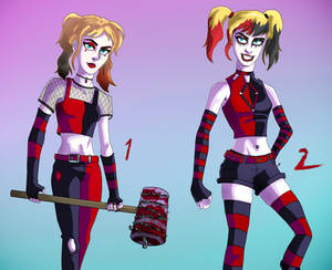 Harley Quinn- Alternative designs