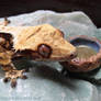 Crested Gecko Juxtaposed with Geode Bowl