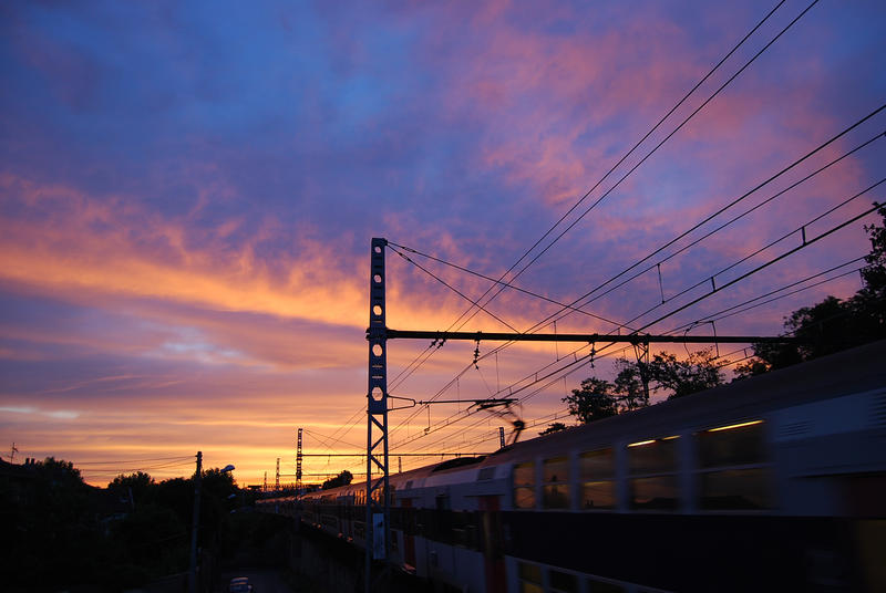 ciel de feu .