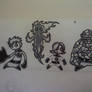 Fantastic Four Chibi's INKED