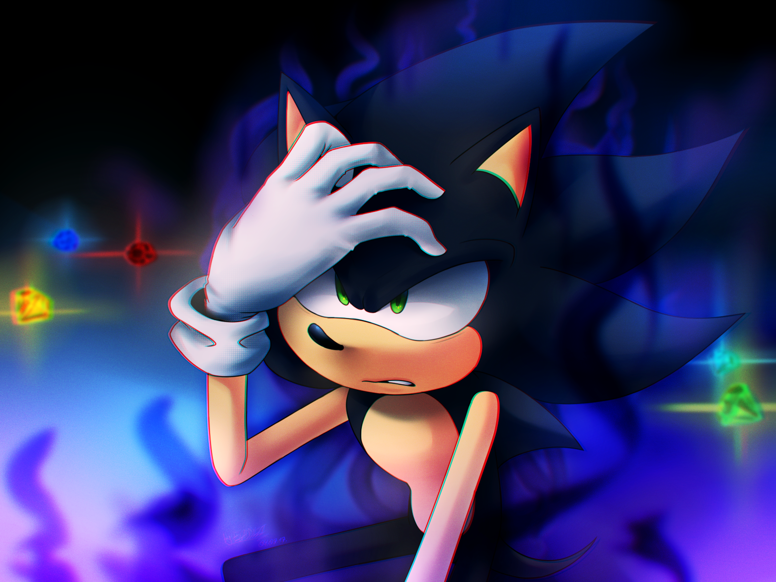 Dark Sonic Fan Art