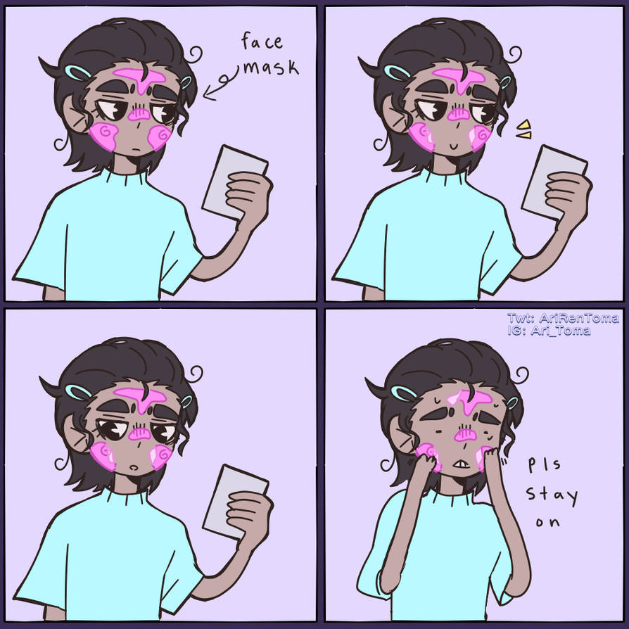 face mask comic by MintPastelLav on DeviantArt
