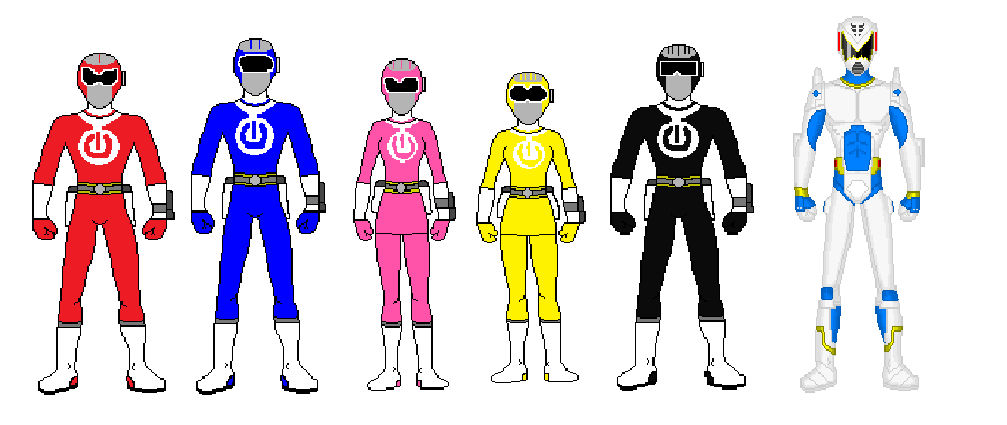 Data Squad Rangers by coleroboman on DeviantArt