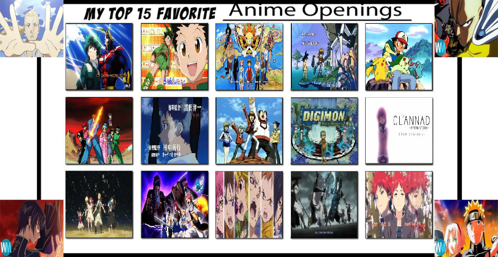 My Top 15 Anime, tell me what you all think : r/MyAnimeList