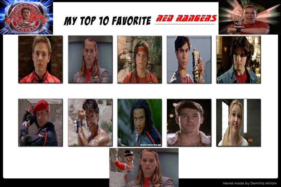 Meme On Risk Rangers My Top 10 Favorite Red Rangers Meme by coleroboman on DeviantArt