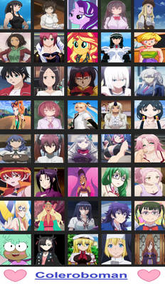 My Waifu Chart Template Part 5