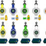 Digimon NWF Digivices and Crests and Cards