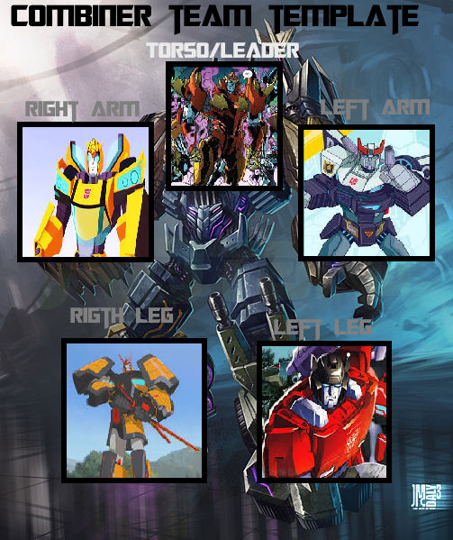 Transformer Team Vector My Transformers Combiner Team by coleroboman on DeviantArt