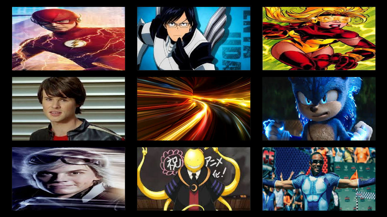 Speed Characters My Favorite Speed Power Characters by coleroboman on DeviantArt