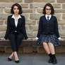 Before and After: Businesswoman to Schoolgirl