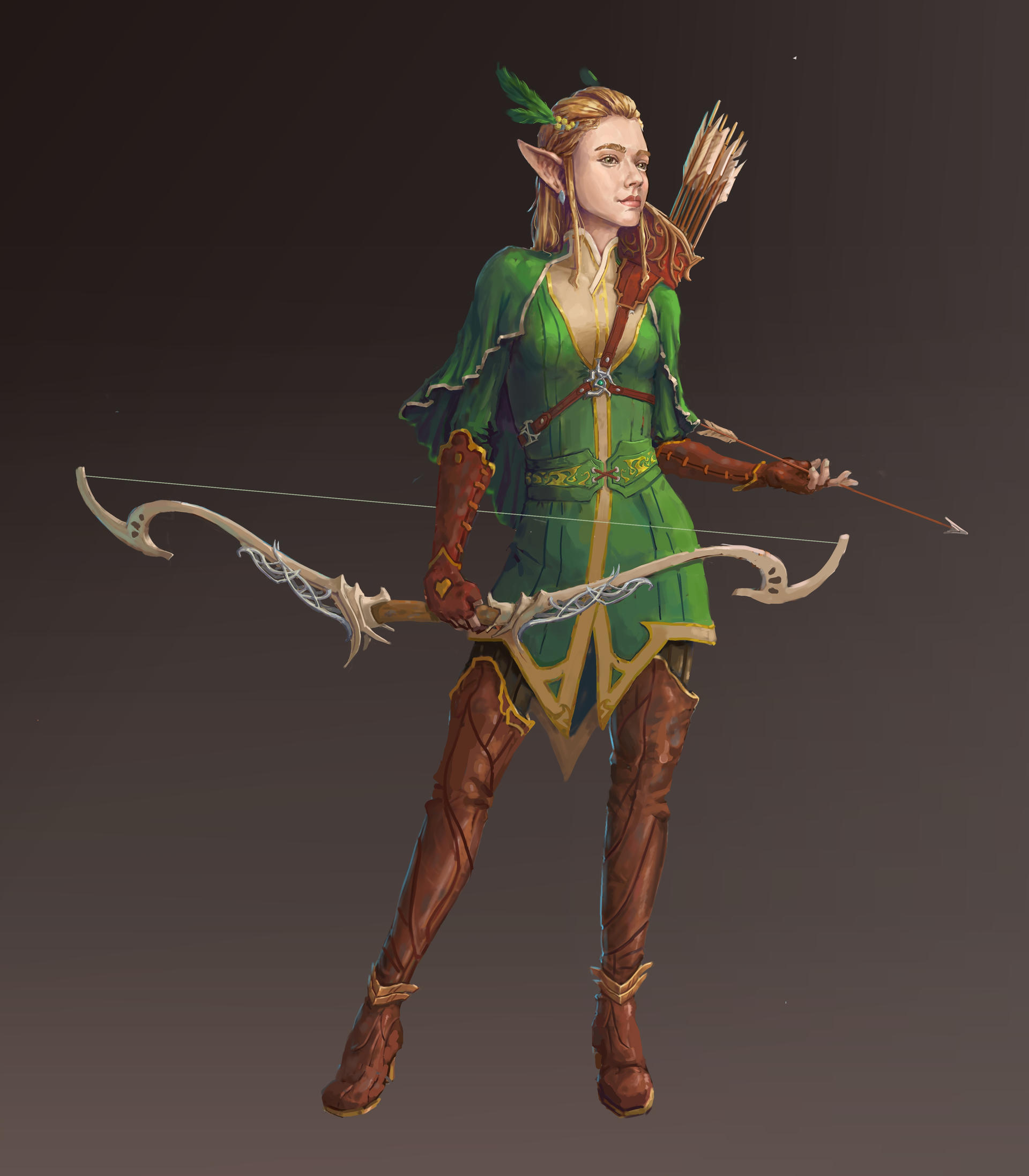 Pathfinder Ragged Elf ELf-pathfinder by mushkin666 on DeviantArt