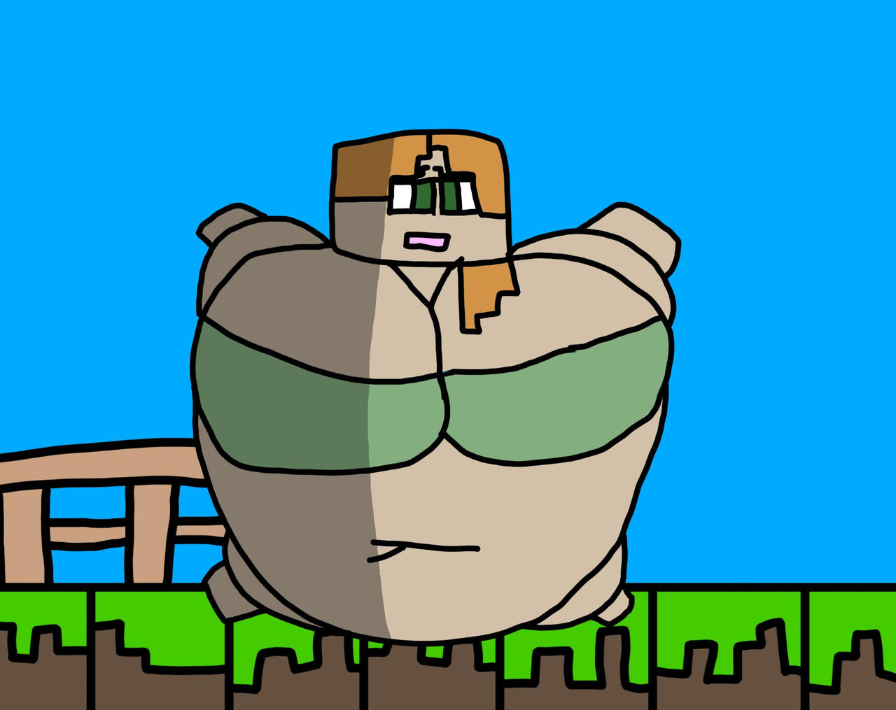 Victoria Minecraft Inflation Alex inflation by mrhdhsha on DeviantArt