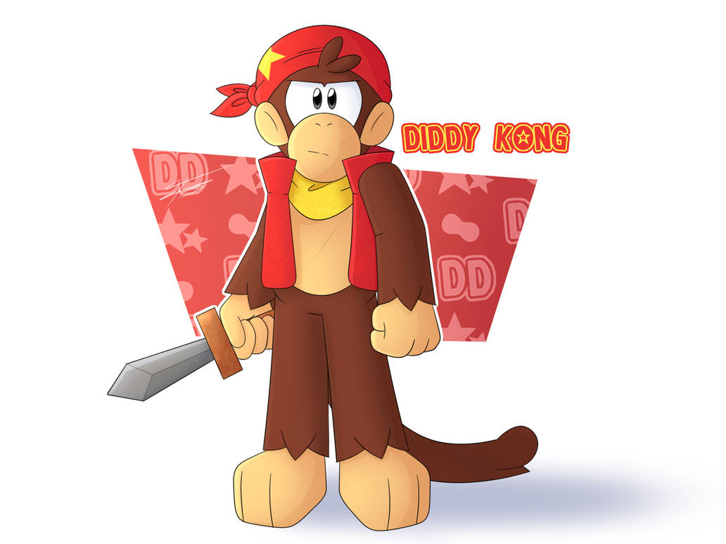 Older Diddy Kong by FireBear64 on DeviantArt