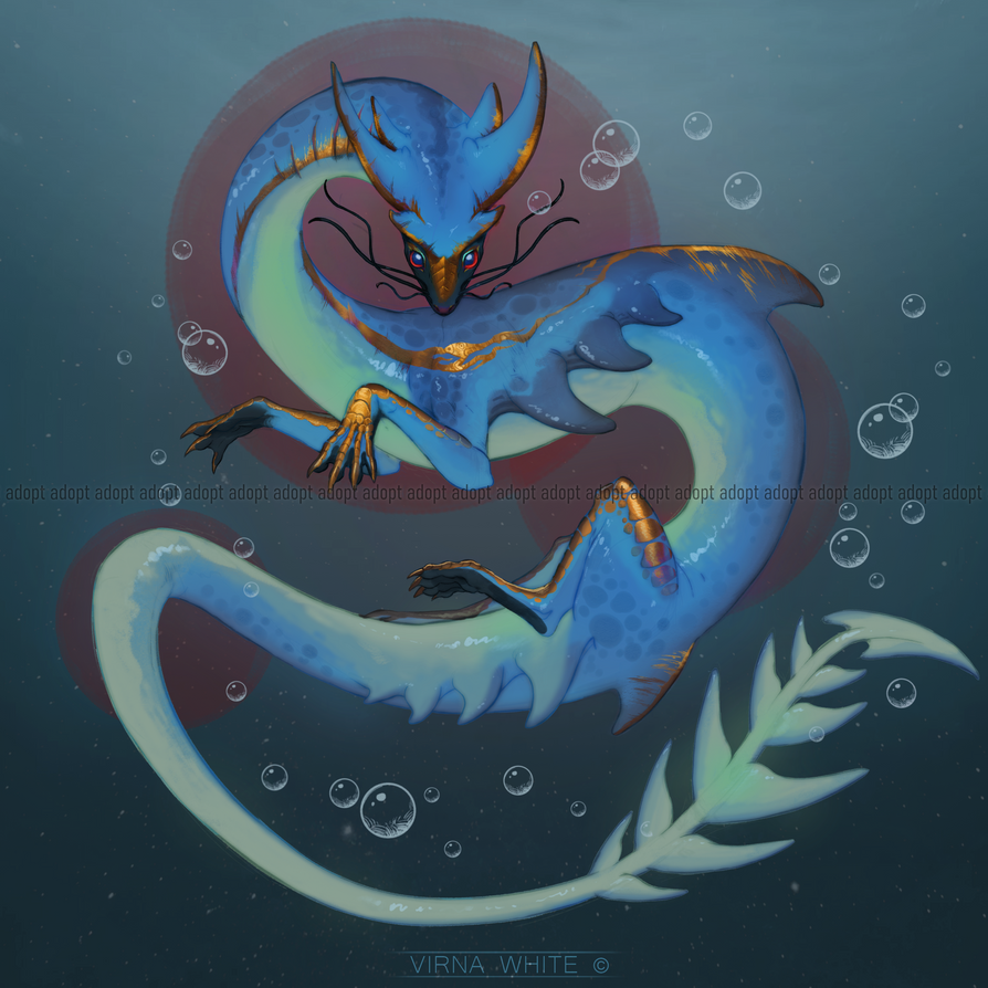 Dragon-shark adopt by Virna-K on DeviantArt