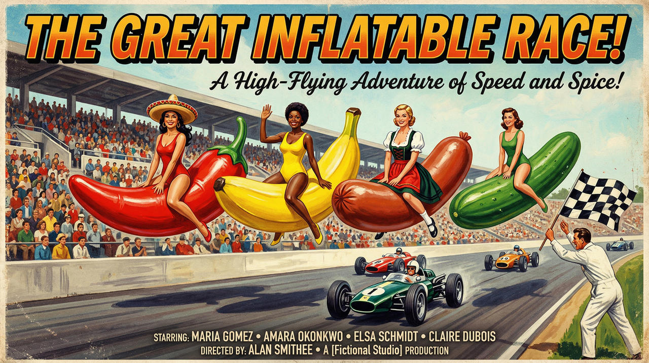 Inflatable Characters Racers Great Inflatable Race by Sam-Andreas on DeviantArt