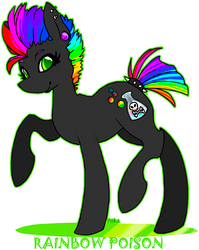 MLP OC: Rainbow Poison for Chaosy