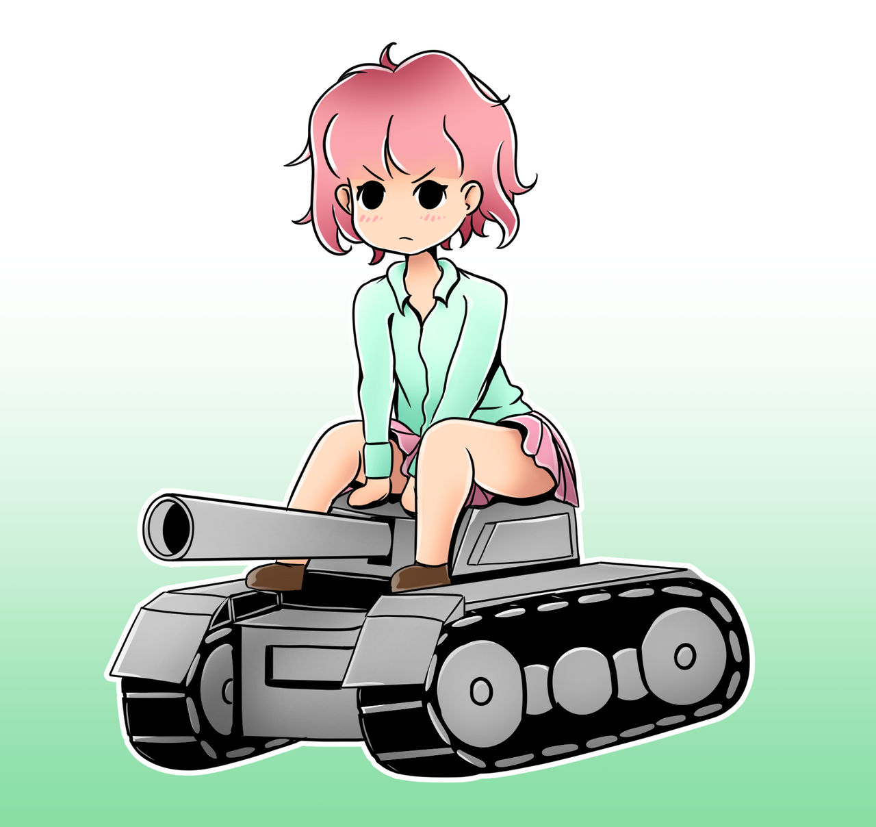 Animation Tank Female Tank Girl by PlayerSinon on DeviantArt