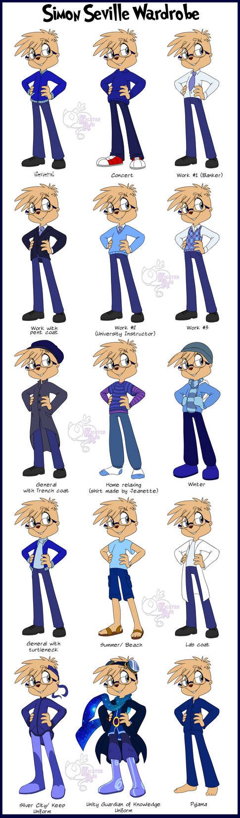 Simon Seville Wardrobe by KicsterAsh