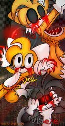 Sonic.exe and Tails doll by SallyCatTree on Newgrounds