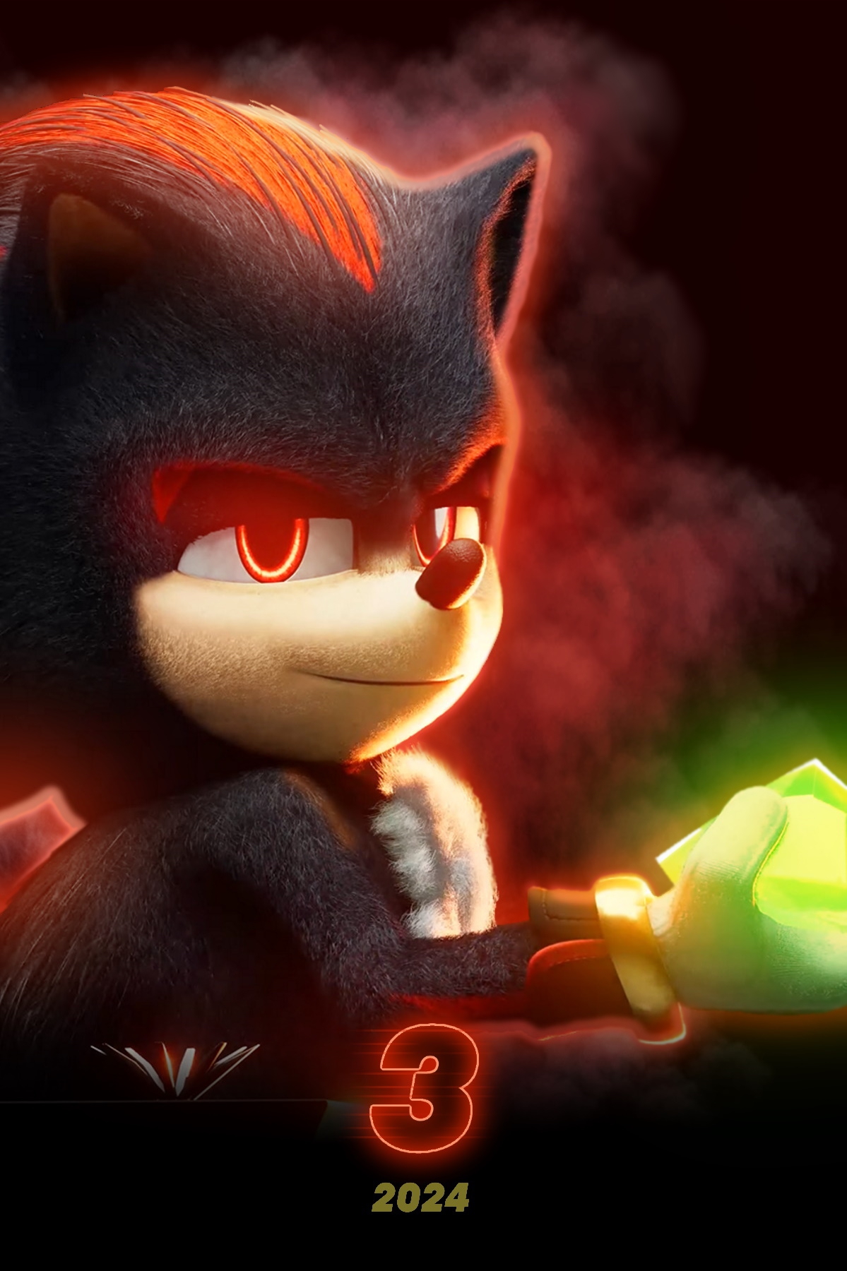 Sonic 3: O Filme tem imagem de Shadow revelada