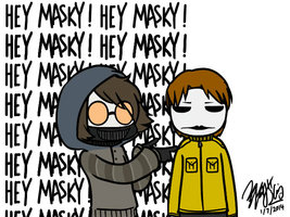 Toby and Masky GIF