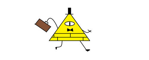 Bill Cipher Going To Work by Aayan69gamez