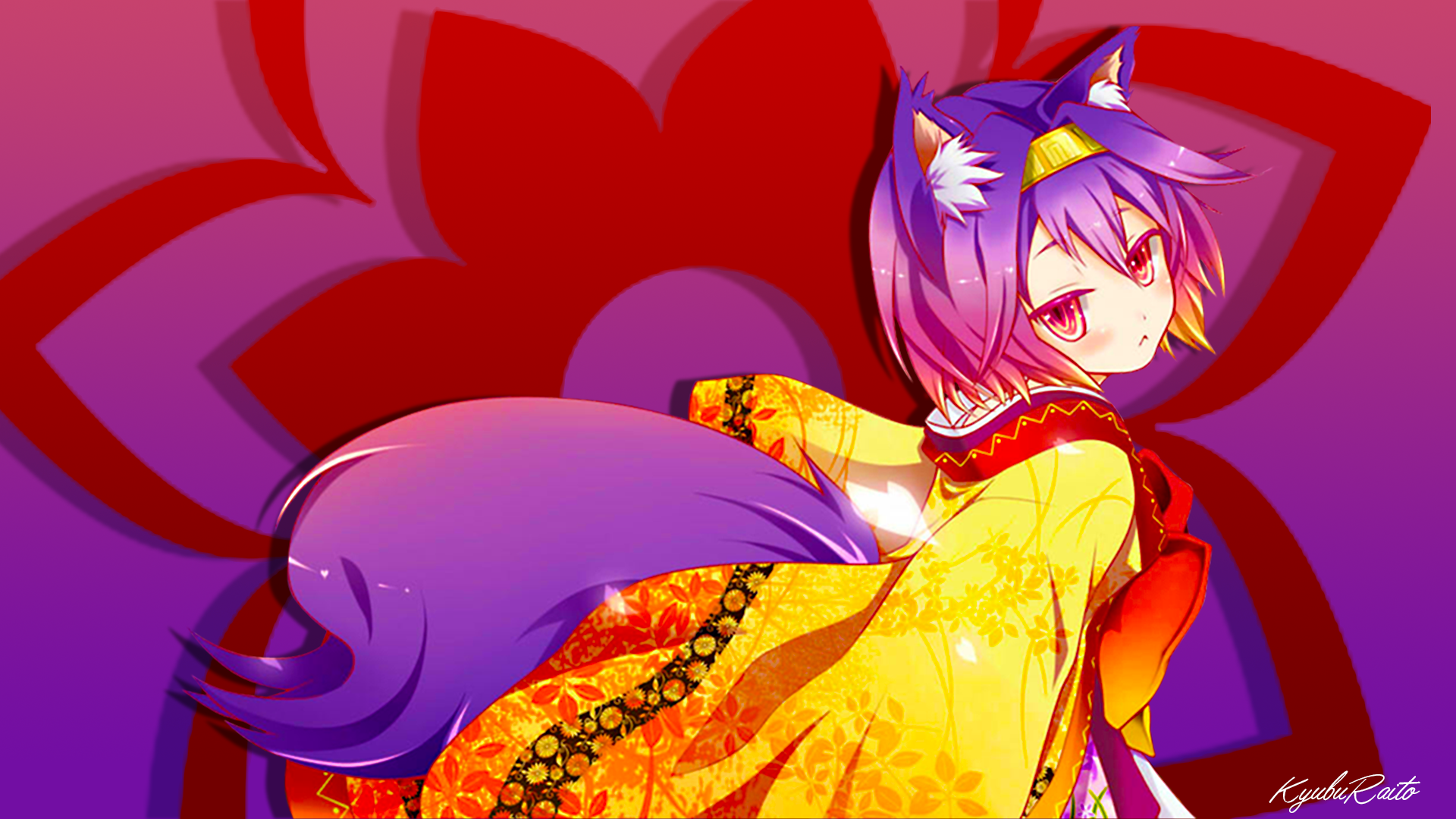No Game No Life Hatsuse Izuna Wallpaper By Kyuburaito On Deviantart