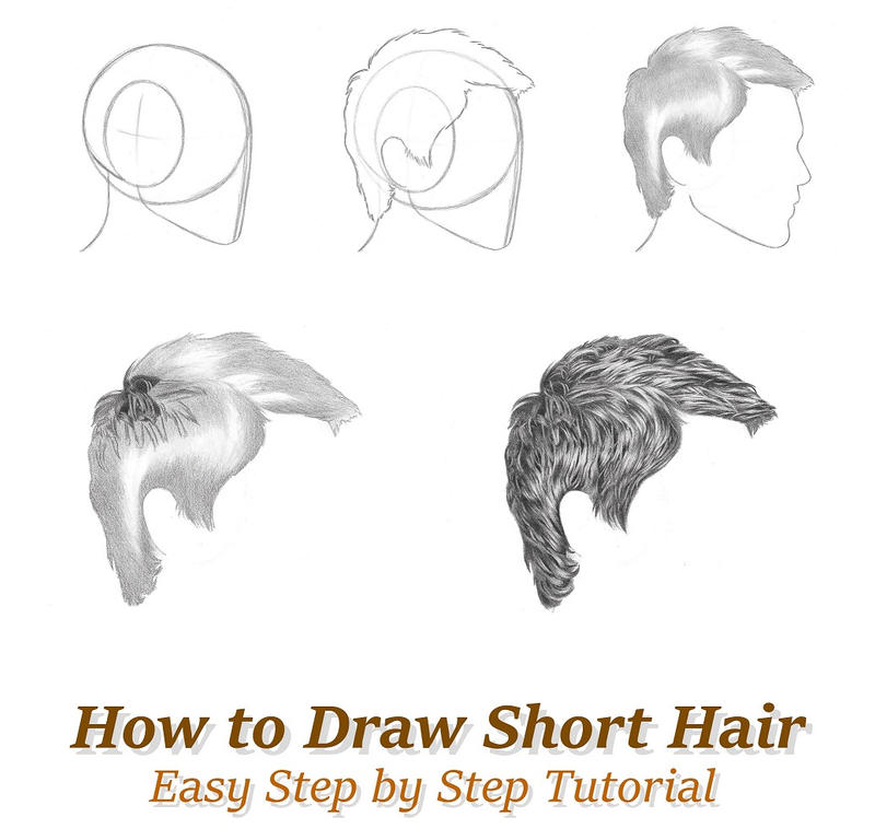How to Draw Short Hair by RapidFireArt on DeviantArt