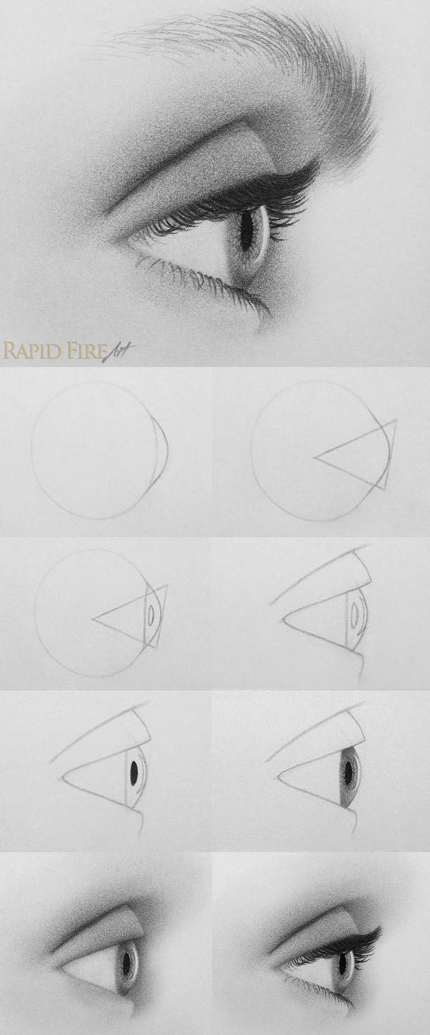 Closed Eyes Drawing - How To Draw Closed Eyes Step By Step