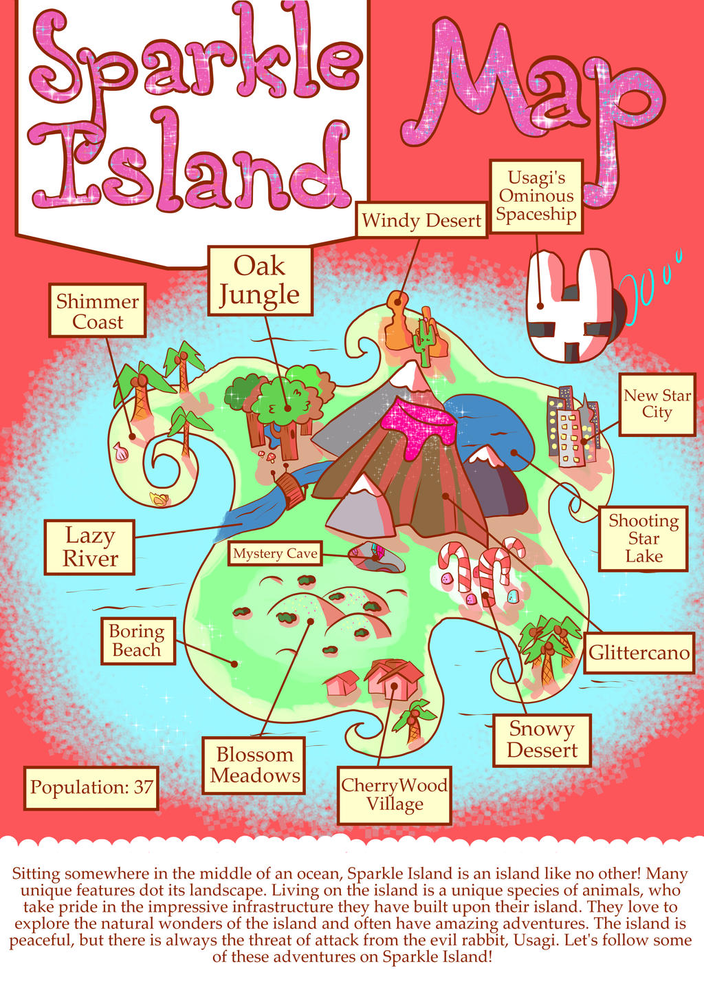 Sparkle Island Map and Introduction by CarlyShip on DeviantArt