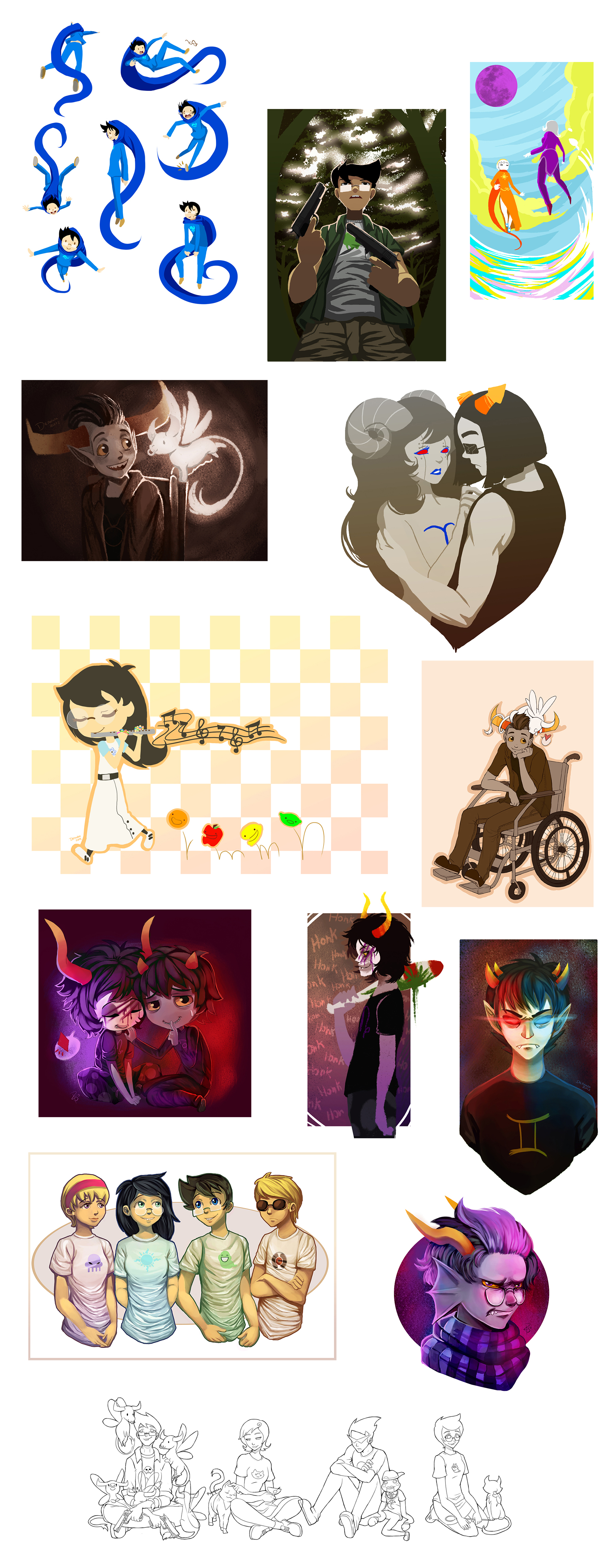 Homestuck Art Dump