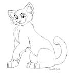 Cat Line Art by Charlie-Breen