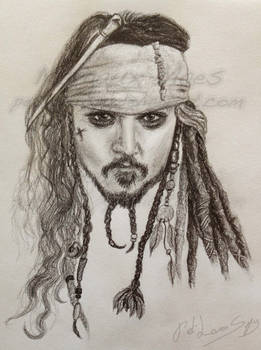 Jack Sparrow -- Graphite Pencil