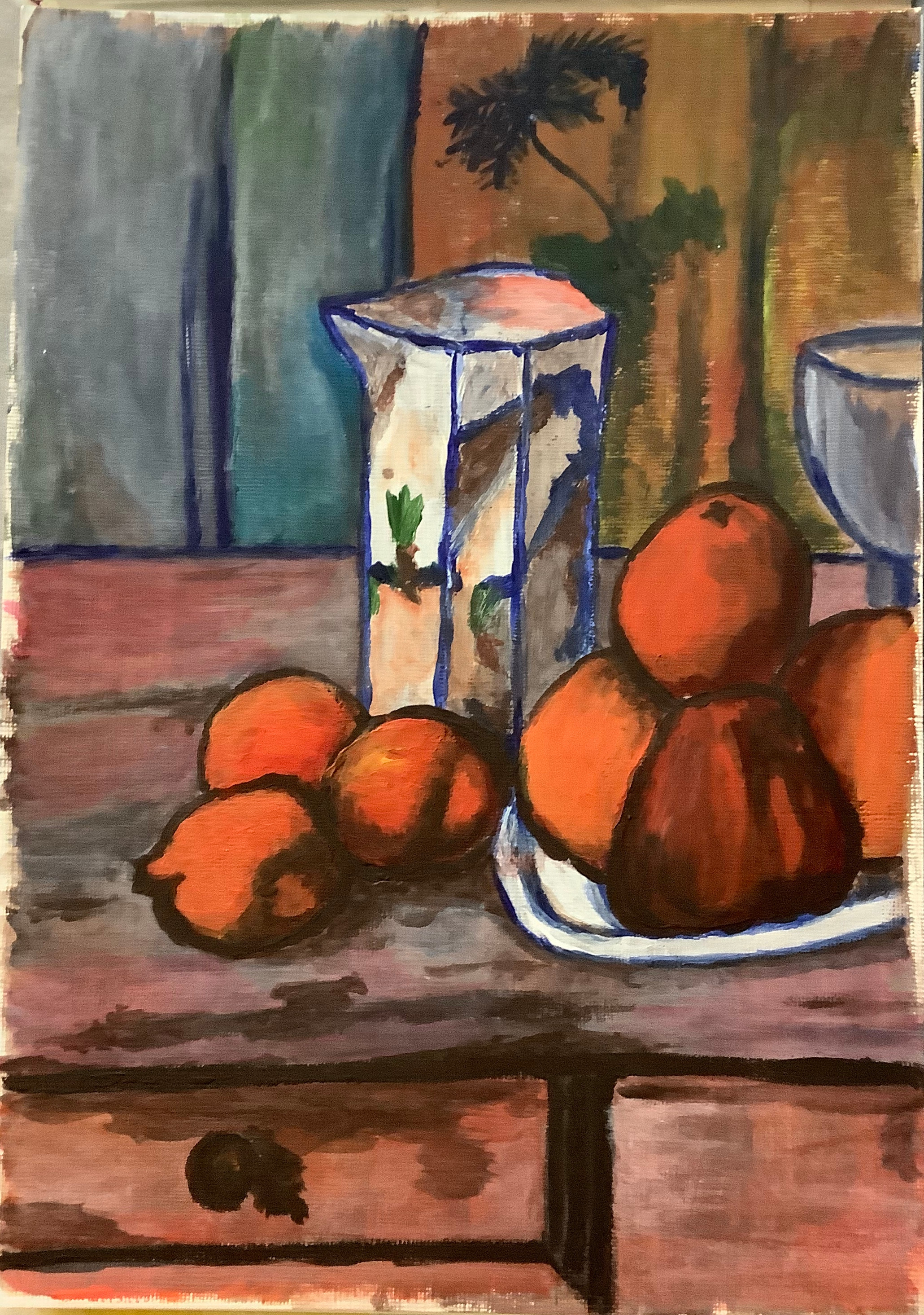 Still Life. Cezanne copy.
