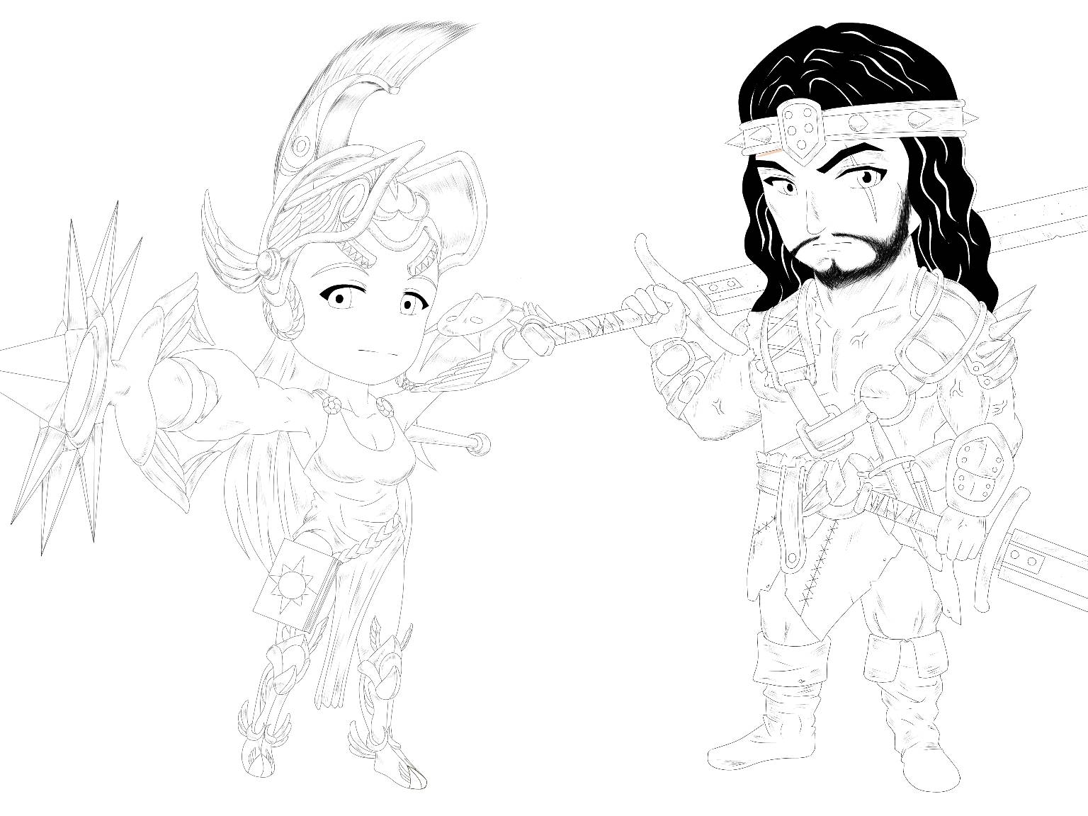 Chibi samples. by BigBoarPH on DeviantArt