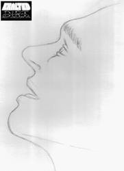 I Will Pray in the Spirt Facial Profile Drawing