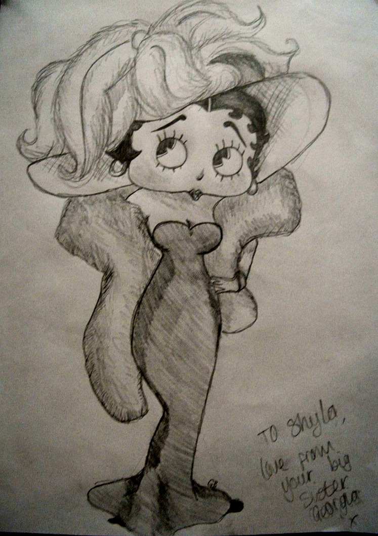 Betty Boop Sketch By We Are In Like Sin On Deviantart