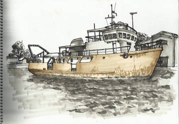 Sketchwalk - Geomarin II, Cirebon Port, Jawa Barat