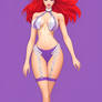 Mary Jane's New Swimsuit -- in the style of DNA