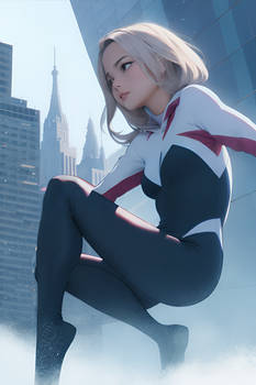 Spider Gwen Protecting the City She Loves