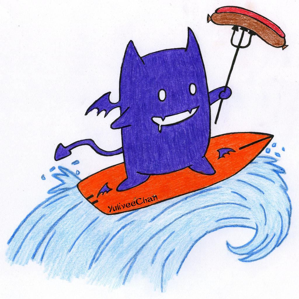 surfing Deviruchi by YuliveeChan on DeviantArt