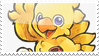 Chocobo stamp, Chrno's present by MaochanHime