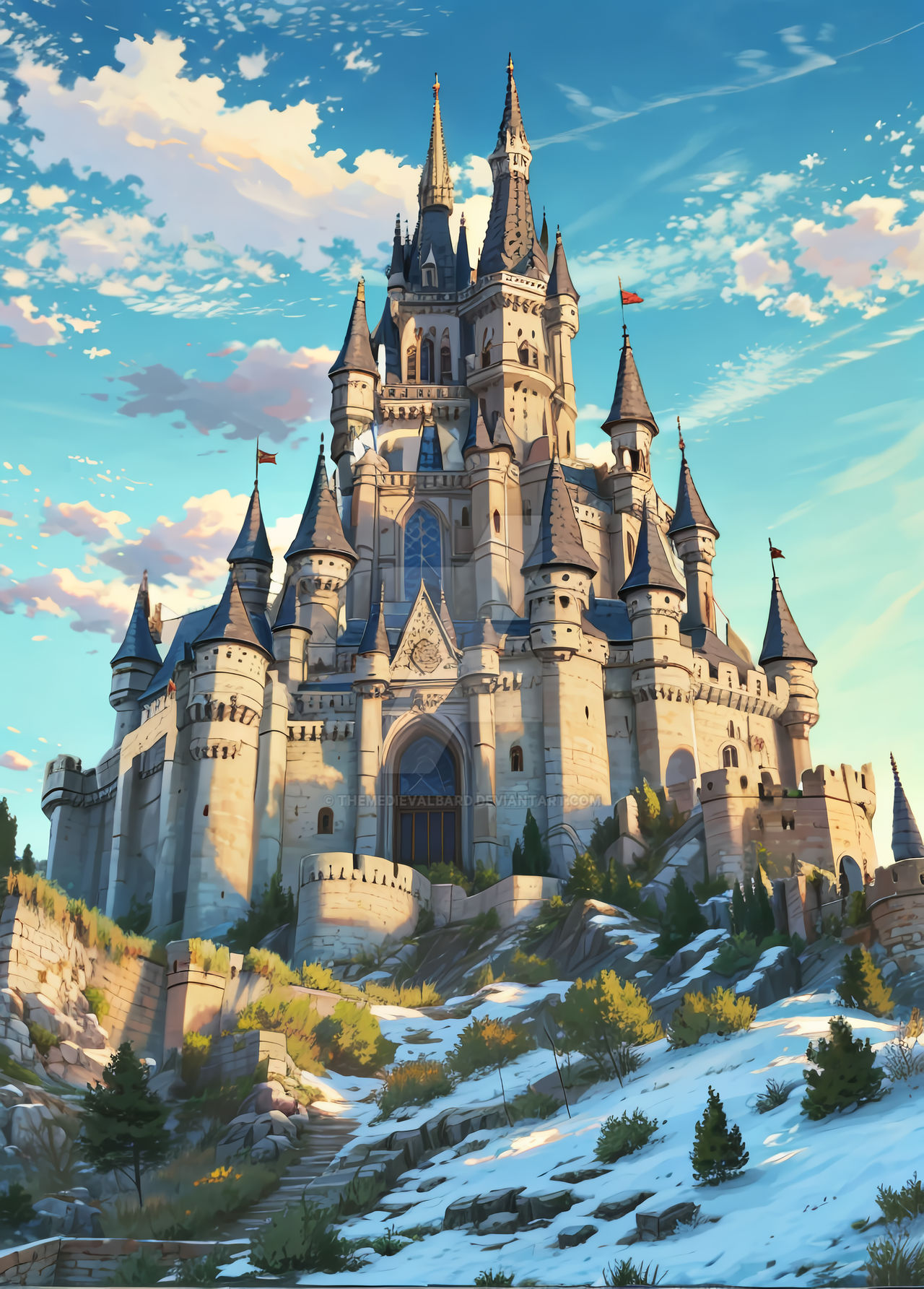 Castle Scenery by TheMedievalBard on DeviantArt