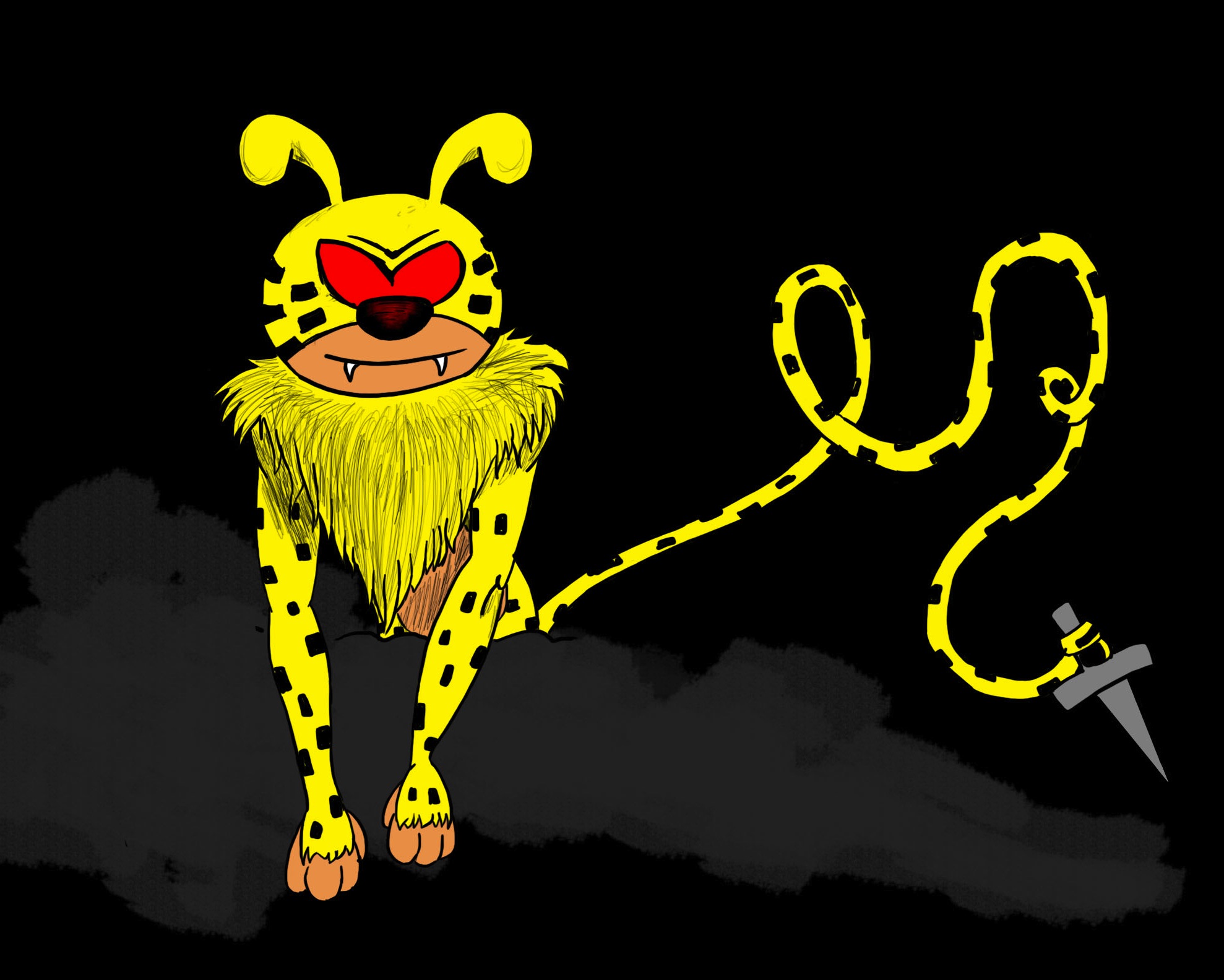 Marsupilami (unfinished) by Meuge on DeviantArt