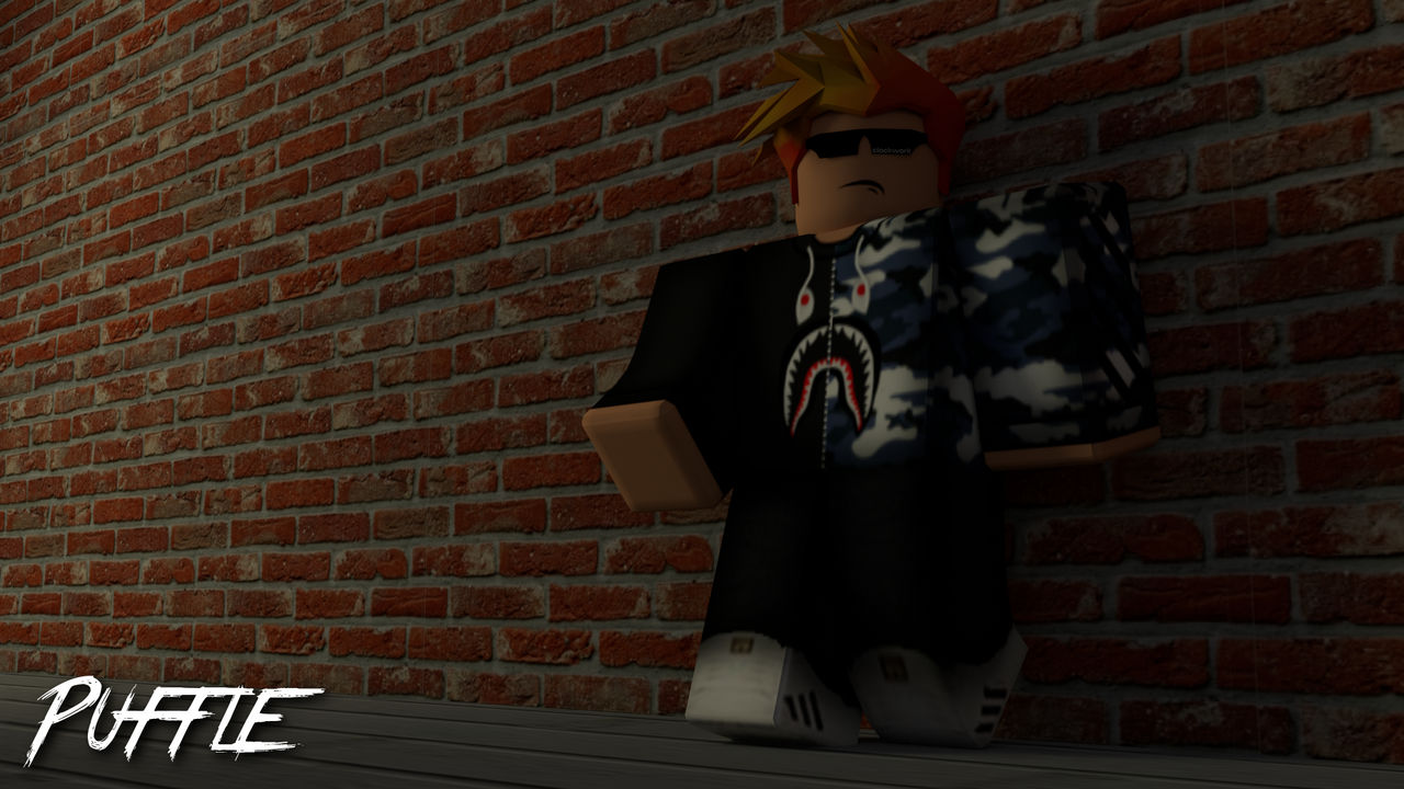 Standing On The Wall Roblox Gfx By Xpuffle On Deviantart - roblox hood gfx