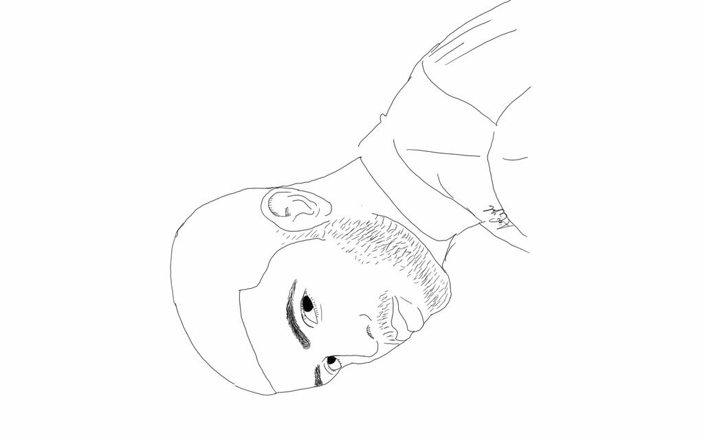 Drake line art by randomginger on DeviantArt